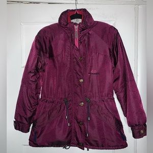 Phoenix womens gore-Tex pink/purple cinched waist winter jacket‎ size 8